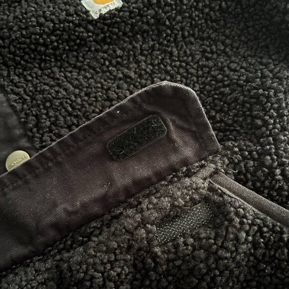 Carhartt half-snap fleece hoodie S 8-10 - Picture 6 of 9